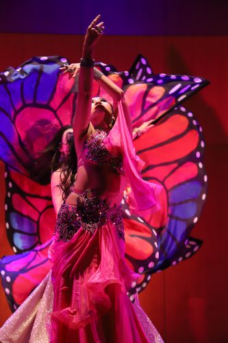 赤✖️フューシャアクセサリー 社交ダンス☆ベリーダンス 赤